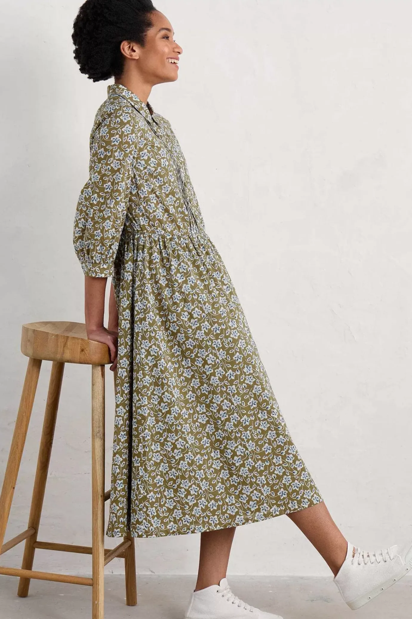 Seasalt Cornwall 3/4 True Letter Dress<Women Dresses