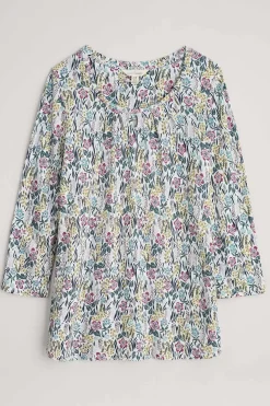 Seasalt Cornwall Appletree 3/4 Sleeve Top<Women Tops