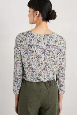 Seasalt Cornwall Appletree 3/4 Sleeve Top<Women Tops