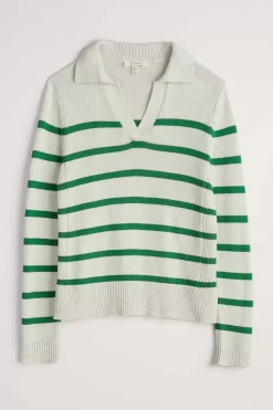 Seasalt Cornwall Barbizan Long Sleeve Collared Jumper<Women Knitwear