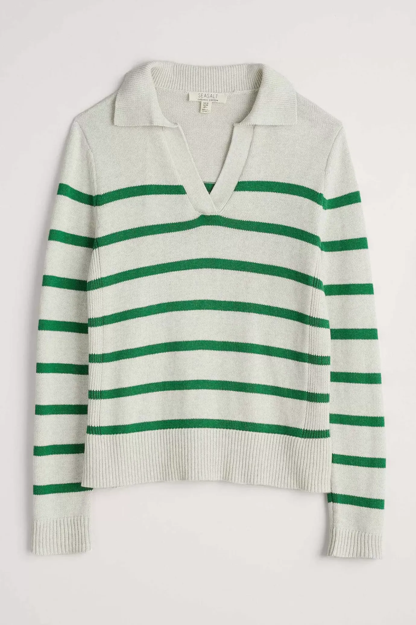 Seasalt Cornwall Barbizan Long Sleeve Collared Jumper<Women Knitwear
