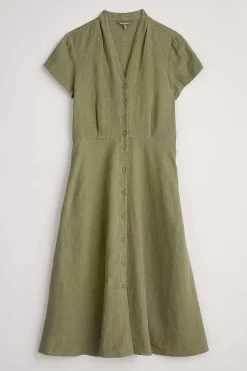 Seasalt Cornwall Carved Wood Midi Dress<Women Dresses