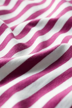 Seasalt Cornwall Copseland Striped Organic Cotton T-Shirt (Gots)<Women Tops