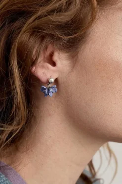 Seasalt Cornwall Corsage Flower Bead Earrings<Women Jewellery