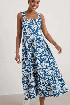Seasalt Cornwall Deep Water Tiered Dress<Women Dresses