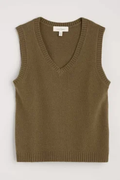 Seasalt Cornwall East View V-Neck Knitted Vest<Women Knitwear
