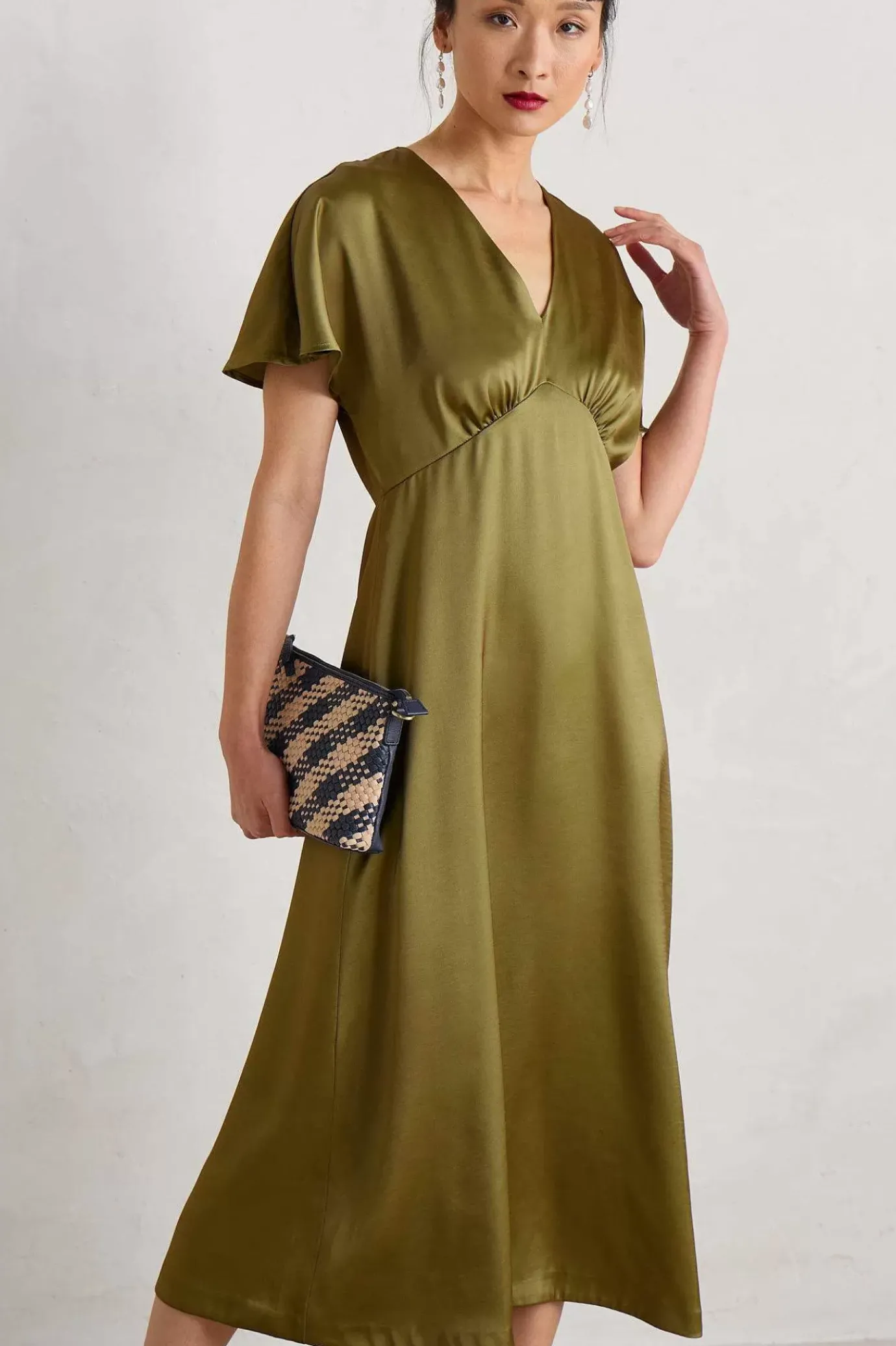 Seasalt Cornwall Evenglow Satin Dress<Women Dresses