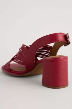 Seasalt Cornwall Faerystone Mid Heel Leather Sandals<Women Sandals