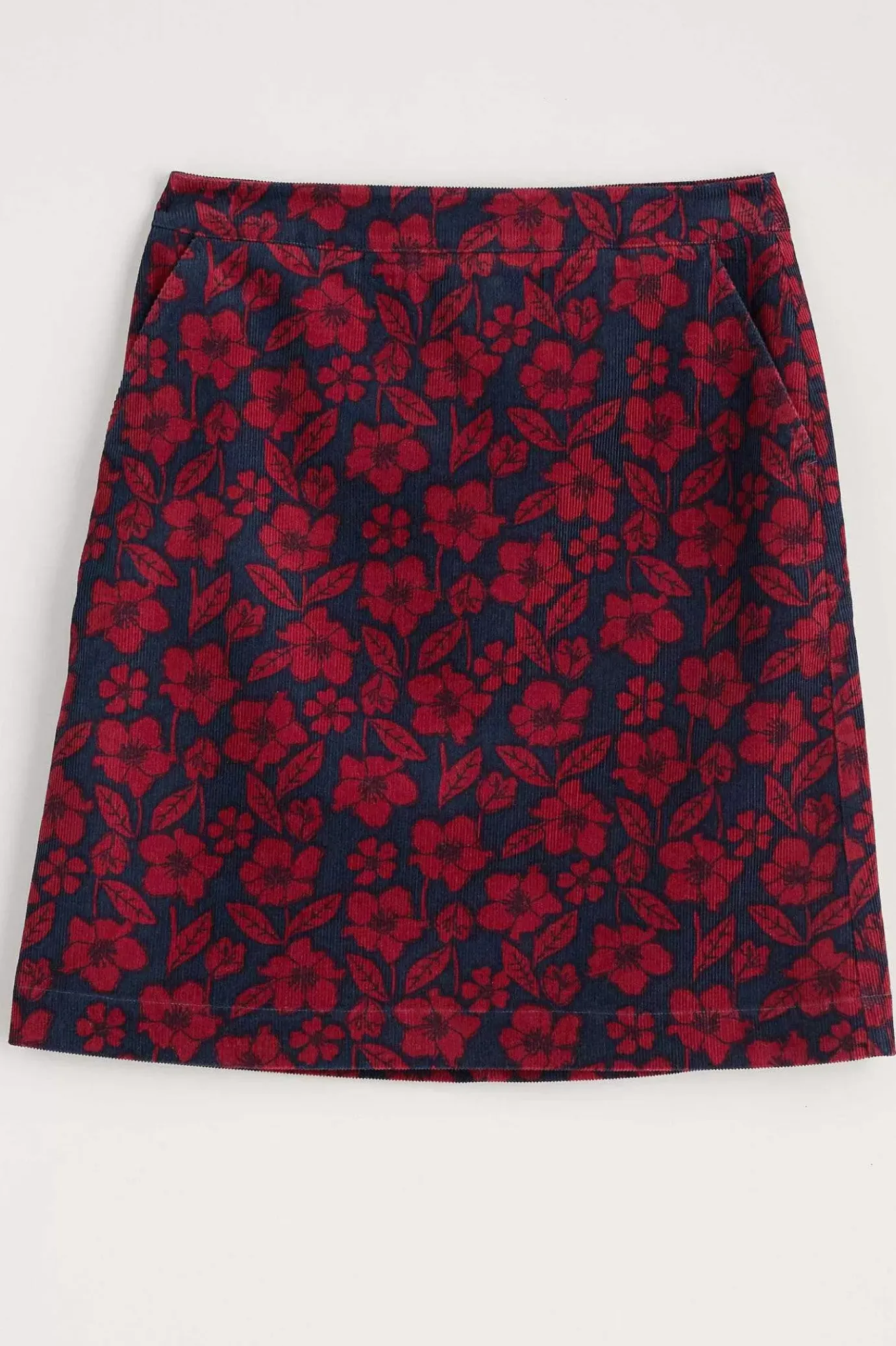 Seasalt Cornwall Ferry Crossing Needlecord Skirt<Women Skirts