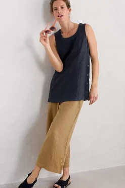 Seasalt Cornwall Foredune Linen Vest<Women Tops