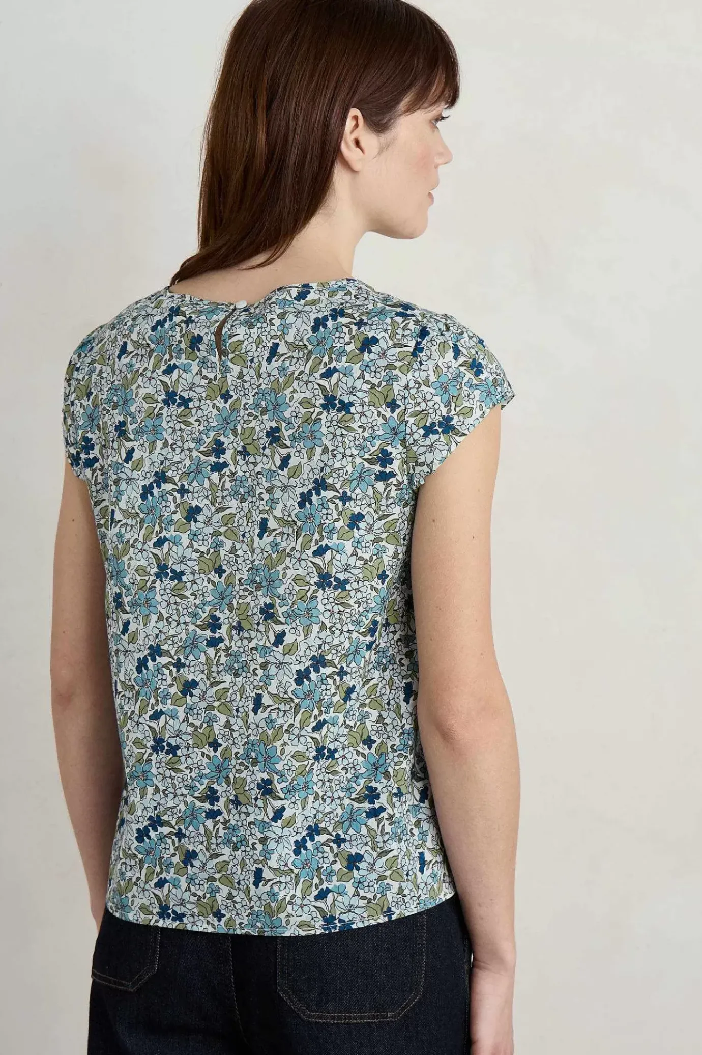Seasalt Cornwall Garden Gate Cotton Top<Women Tops