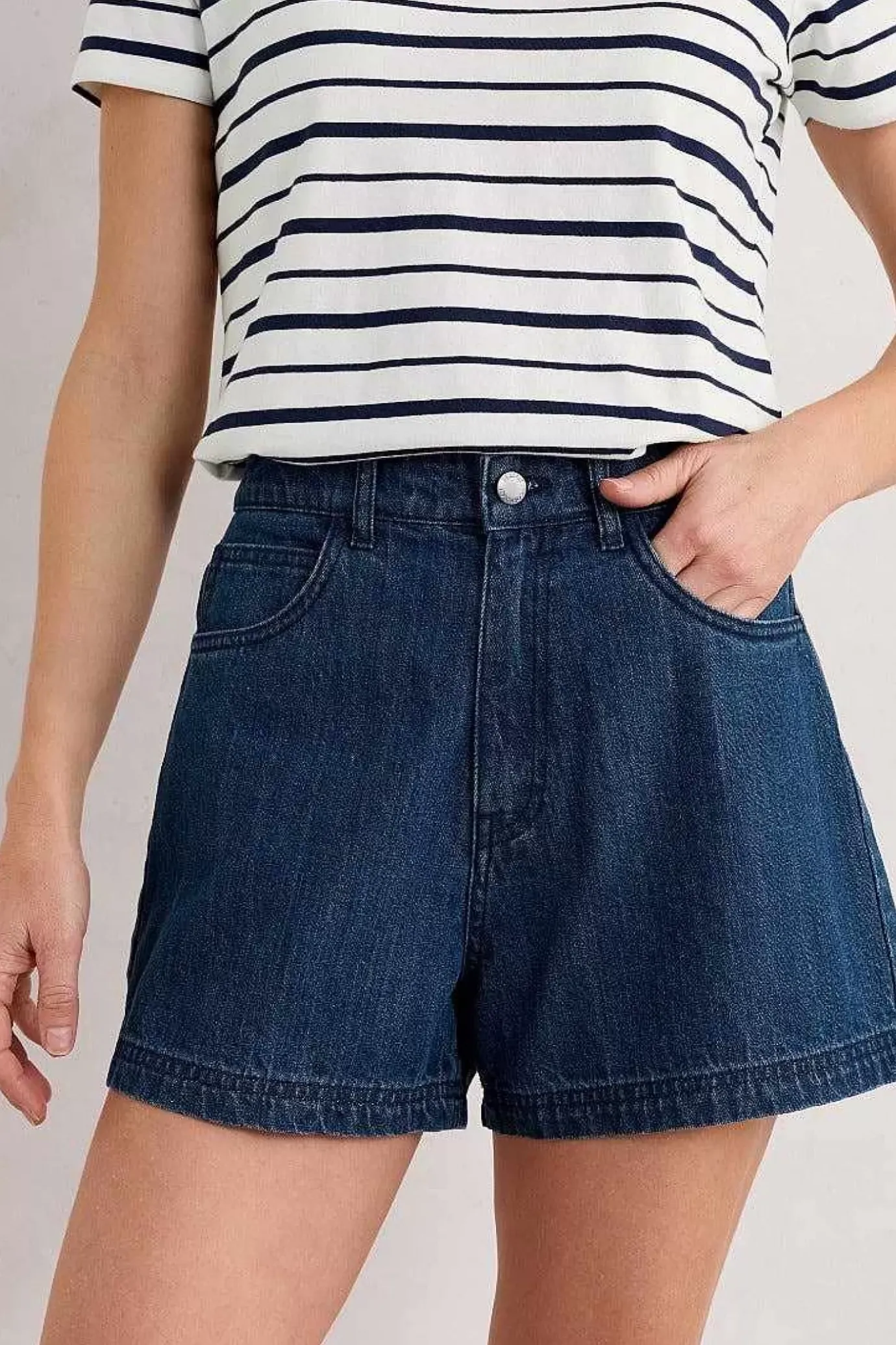 Seasalt Cornwall Holloway Denim Shorts<Women Trousers & Shorts