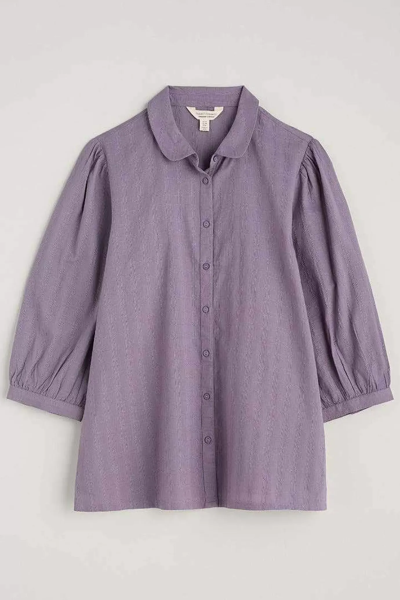 Seasalt Cornwall Hope Cottage Organic Cotton Check Blouse<Women Tops