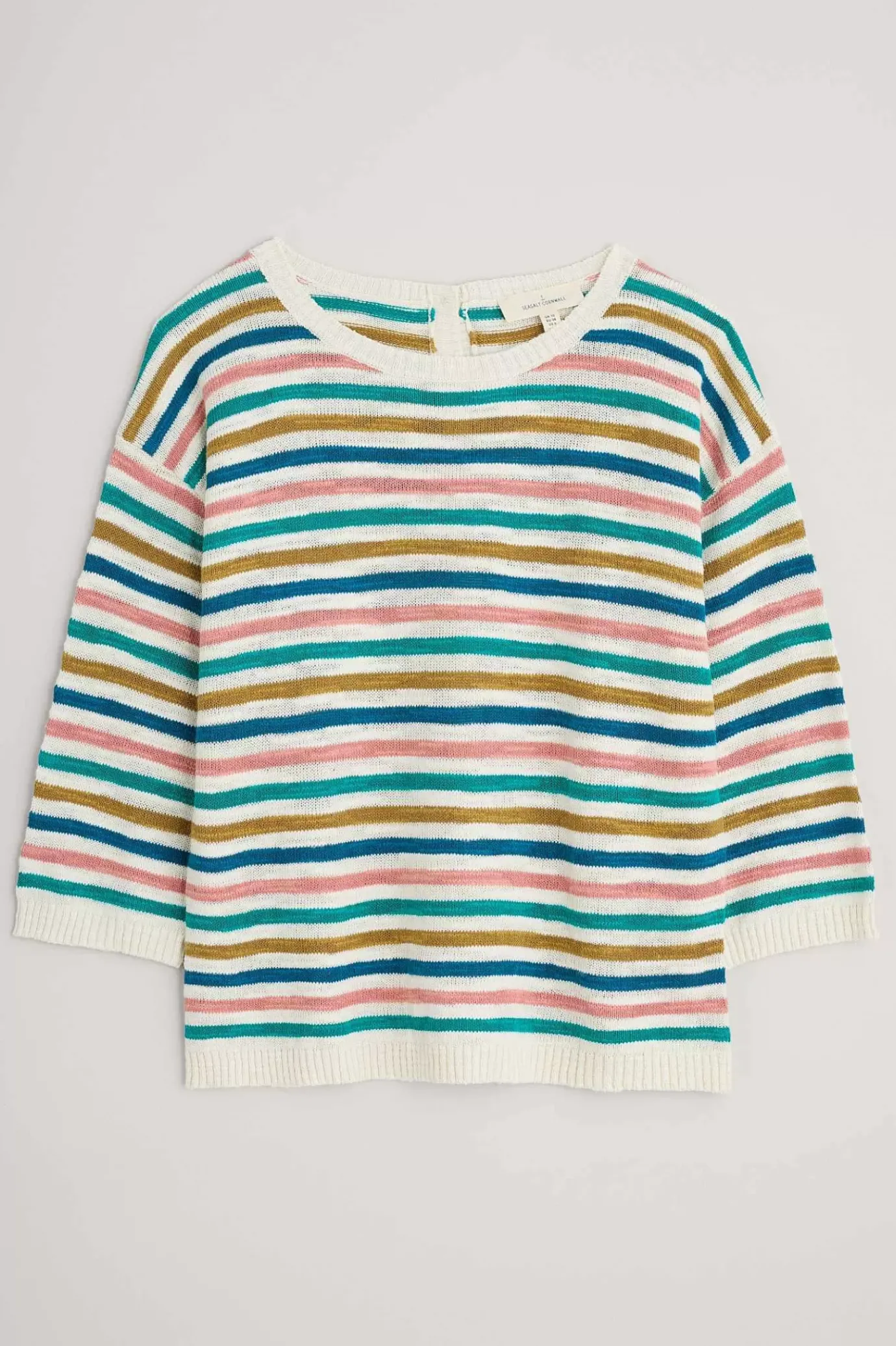 Seasalt Cornwall Knavock Striped Jumper<Women Knitwear