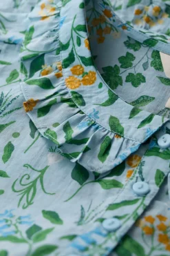 Seasalt Cornwall Last Leaf Printed Organic Cotton Top (Gots)<Women Tops