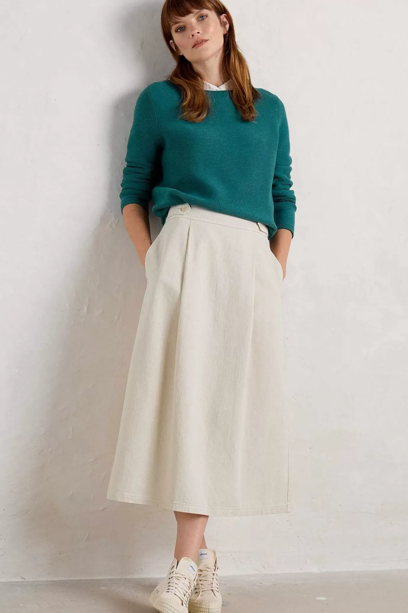 Seasalt Cornwall Makers Cotton Jumper<Women Knitwear