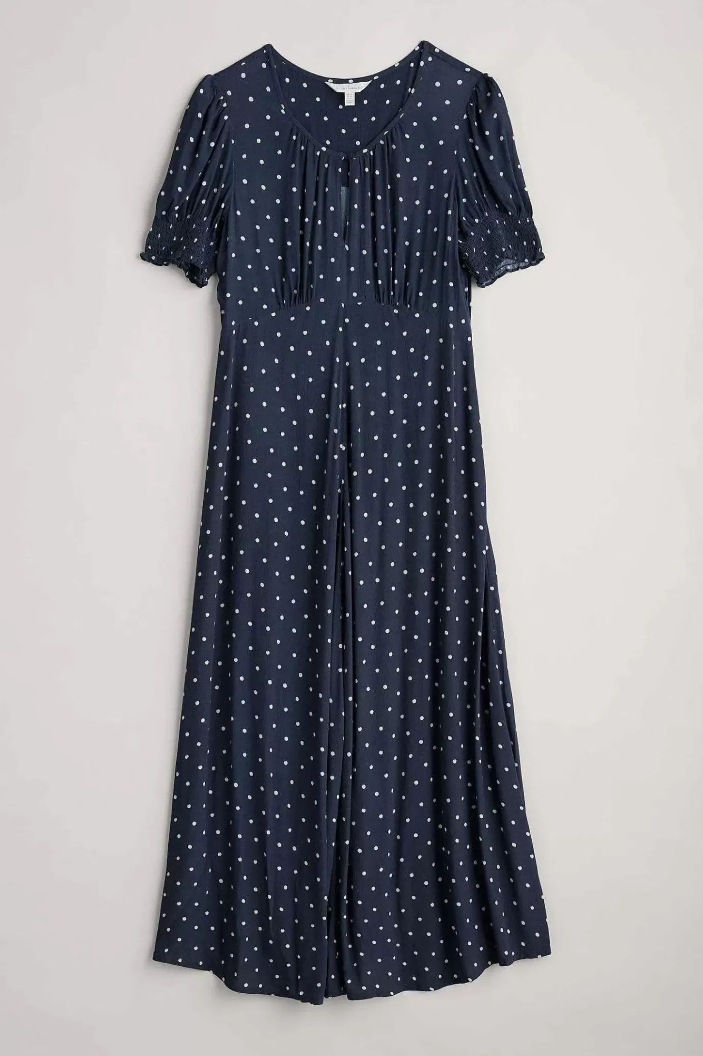 Seasalt Cornwall Marsh Violet Short Sleeve Empire Line Dress<Women Dresses