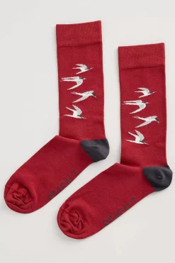 Seasalt Cornwall Men's Arty Organic Cotton Socks<Men Socks