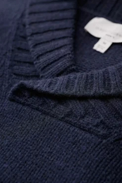 Seasalt Cornwall Men's Daver Shawl Neck Jumper<Men Knitwear