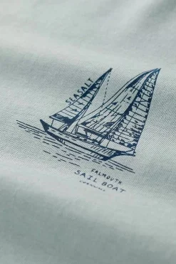Seasalt Cornwall Men's Loggerhead Organic Cotton T-Shirt<Men Tops & T-Shirts