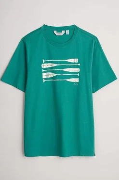 Seasalt Cornwall Men's Midwatch Organic Cotton T-Shirt<Women 2 Mix & Match