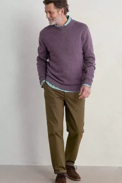 Seasalt Cornwall Men's Moorstone Knitted Organic Cotton Jumper<Men Knitwear