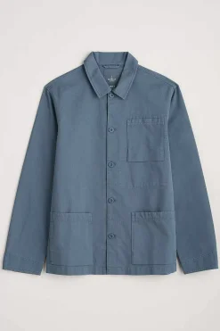 Seasalt Cornwall Men's Organic Cotton Canvas Tompot Jacket<Men Coats & Jackets