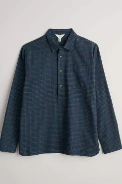 Seasalt Cornwall Men's Organic Cotton Thomas Street Shirt<Men Tops & T-Shirts