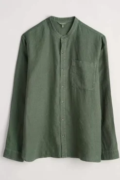 Seasalt Cornwall Men's Porlock Linen Shirt<Men Shirts