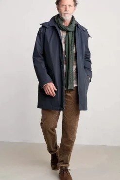 Seasalt Cornwall Men's Stone Wave Waterproof Coat<Men Coats & Jackets