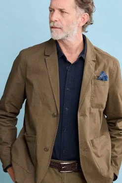 Seasalt Cornwall Men's Towen Organic Cotton Blazer<Men Coats & Jackets