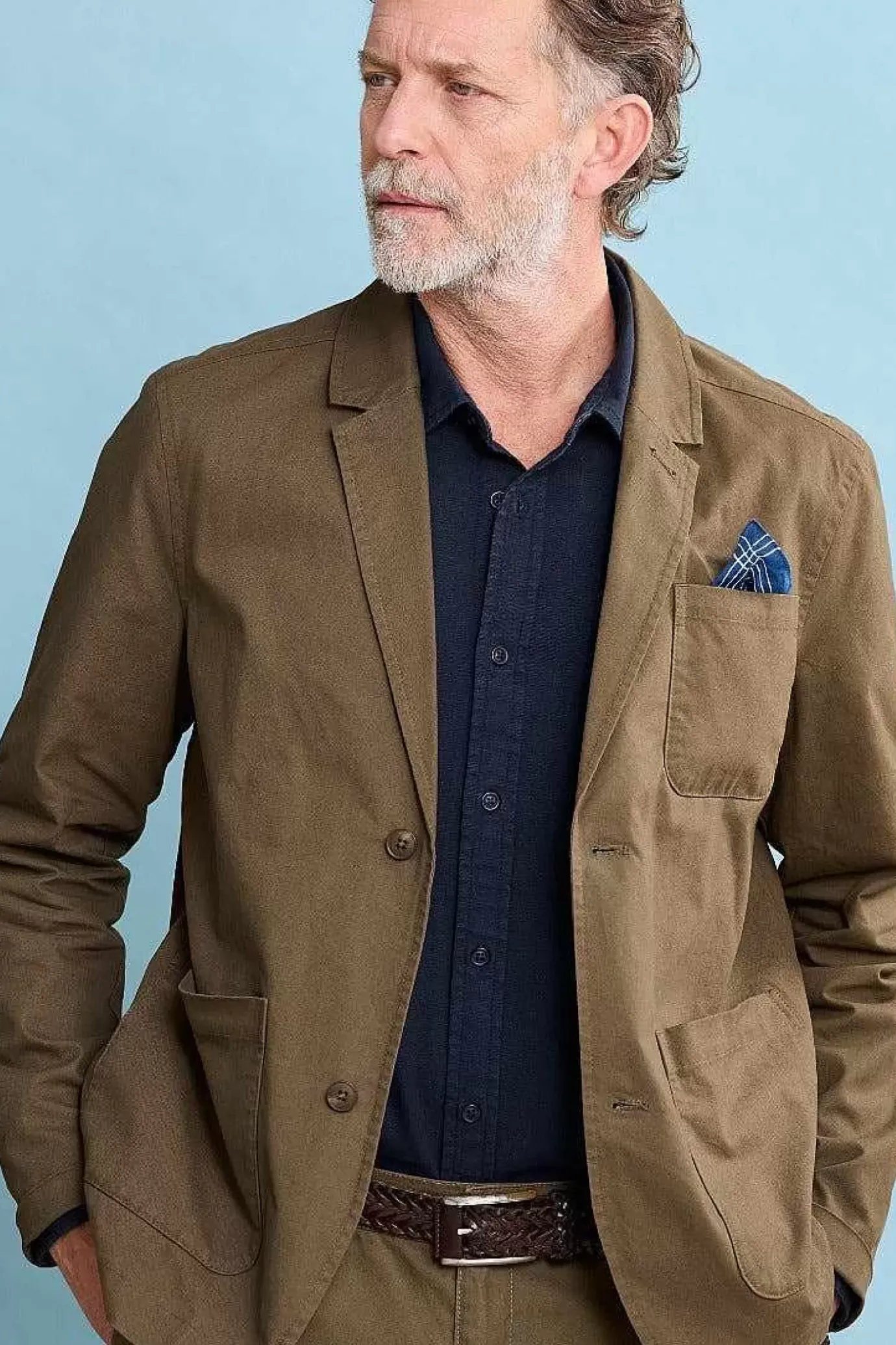 Seasalt Cornwall Men's Towen Organic Cotton Blazer<Men Coats & Jackets