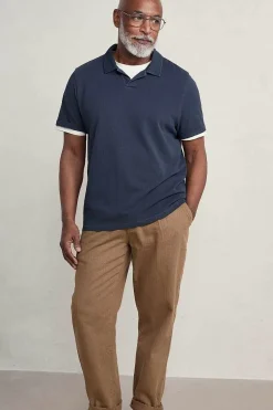 Seasalt Cornwall Men's Treve Organic Cotton Polo<Men Tops & T-Shirts