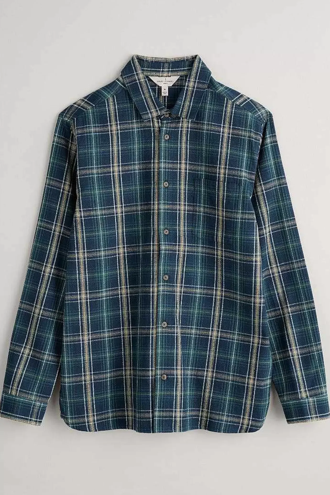Seasalt Cornwall Men's Tristan Organic Cotton Shirt<Men Tops & T-Shirts
