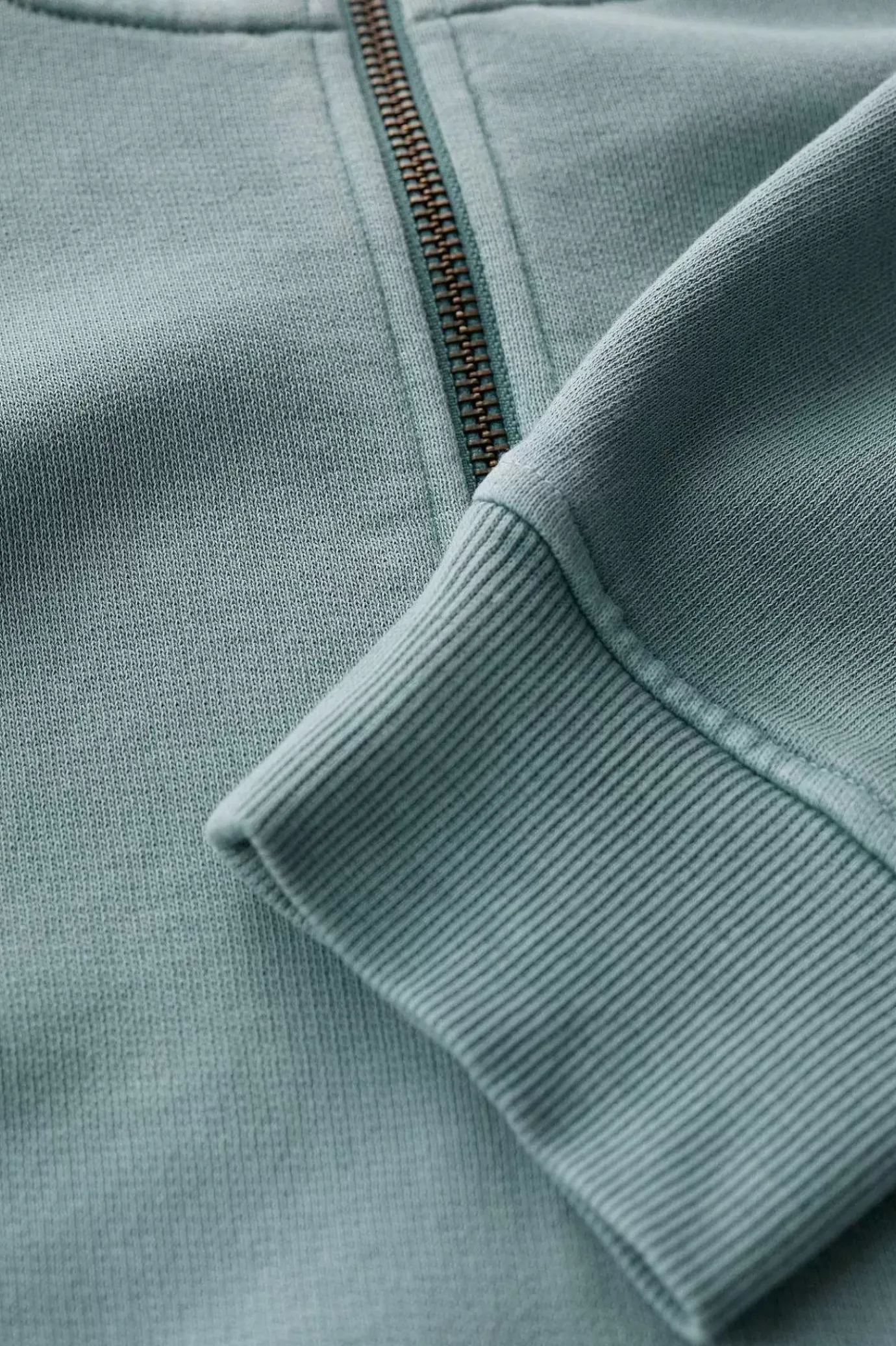 Seasalt Cornwall Men's Wood Moss Quarter Zip Sweatshirt<Men Tops & T-Shirts