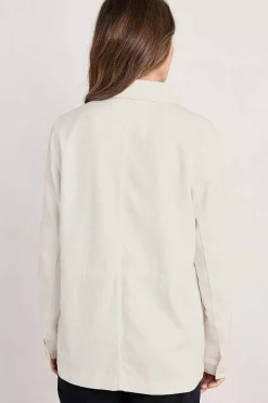 Seasalt Cornwall Nancothan Long Organic Cotton Jacket<Women Coats & Jackets