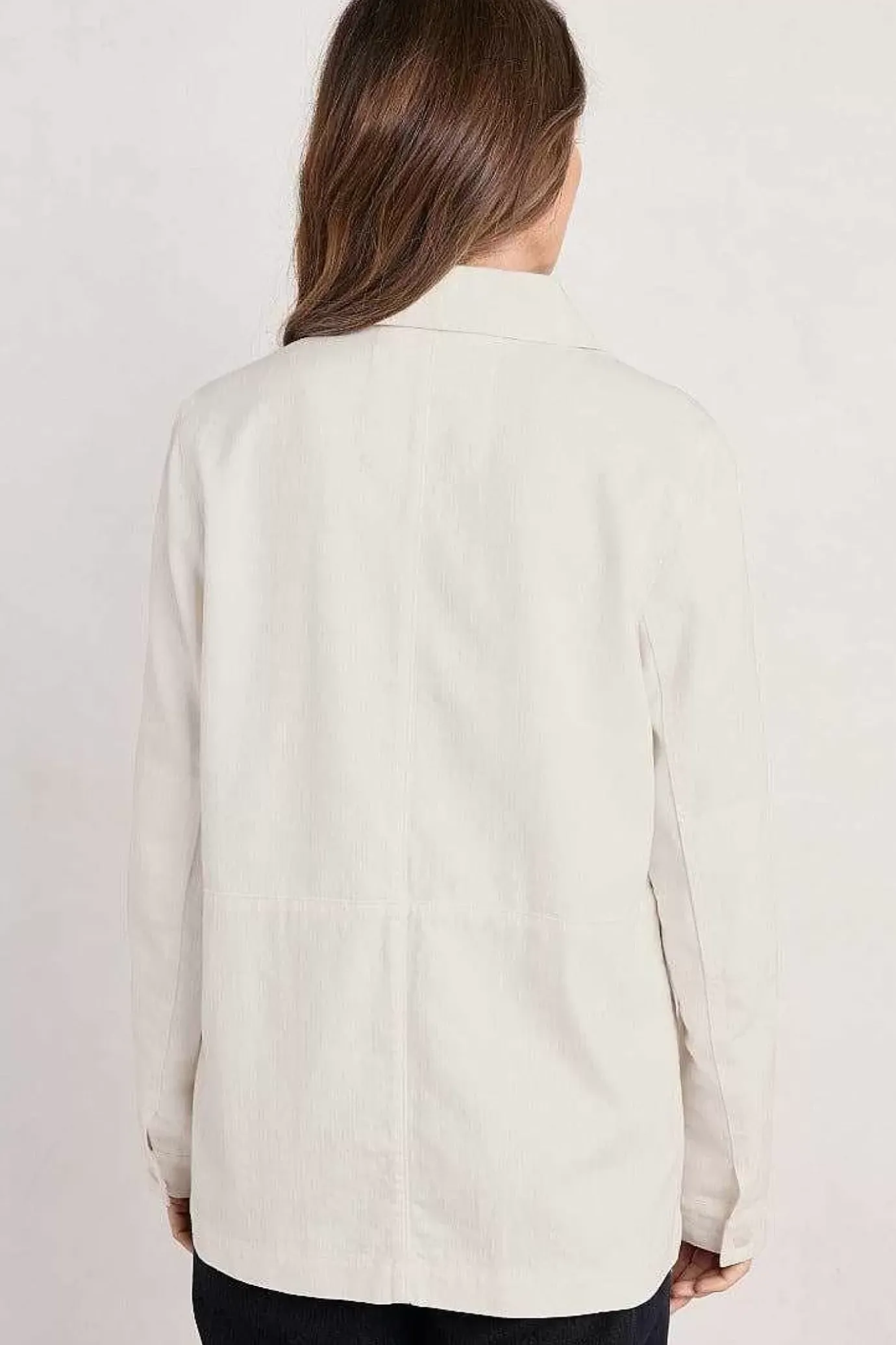 Seasalt Cornwall Nancothan Long Organic Cotton Jacket<Women Coats & Jackets