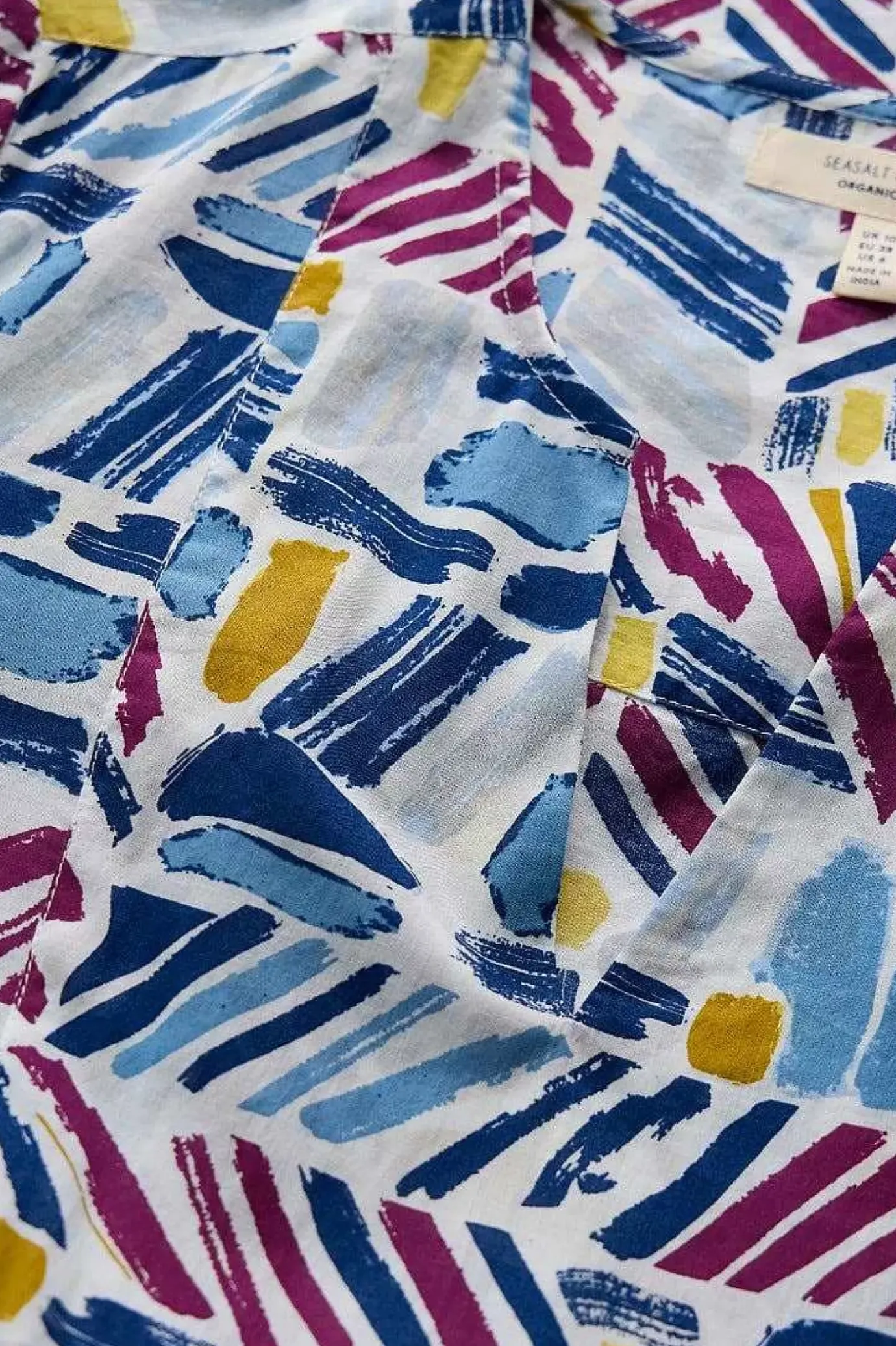 Seasalt Cornwall Op Art Organic Cotton Tunic Top<Women Tunics