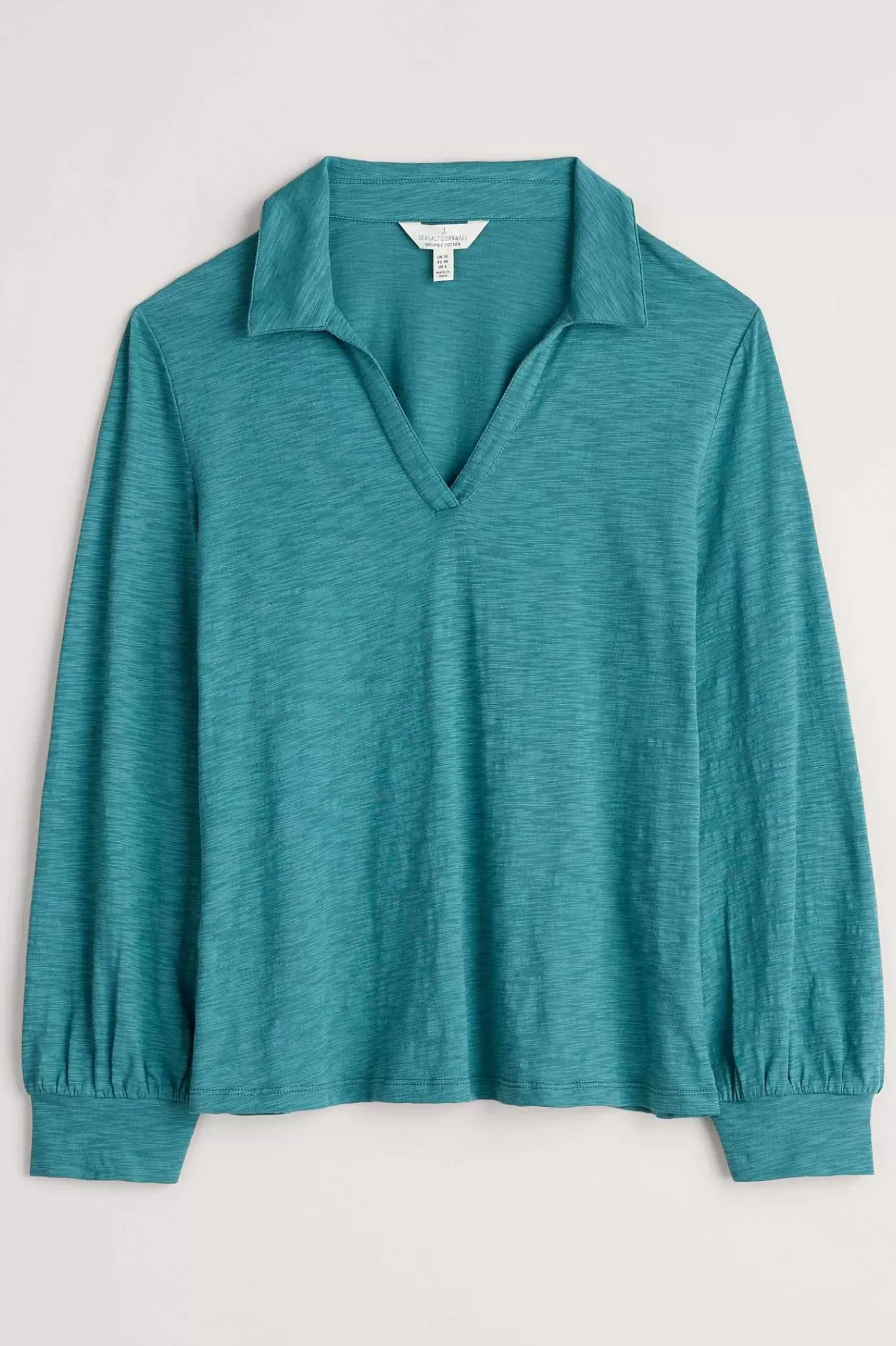 Seasalt Cornwall Owles Point V-Neck Jersey Shirt<Women Tops