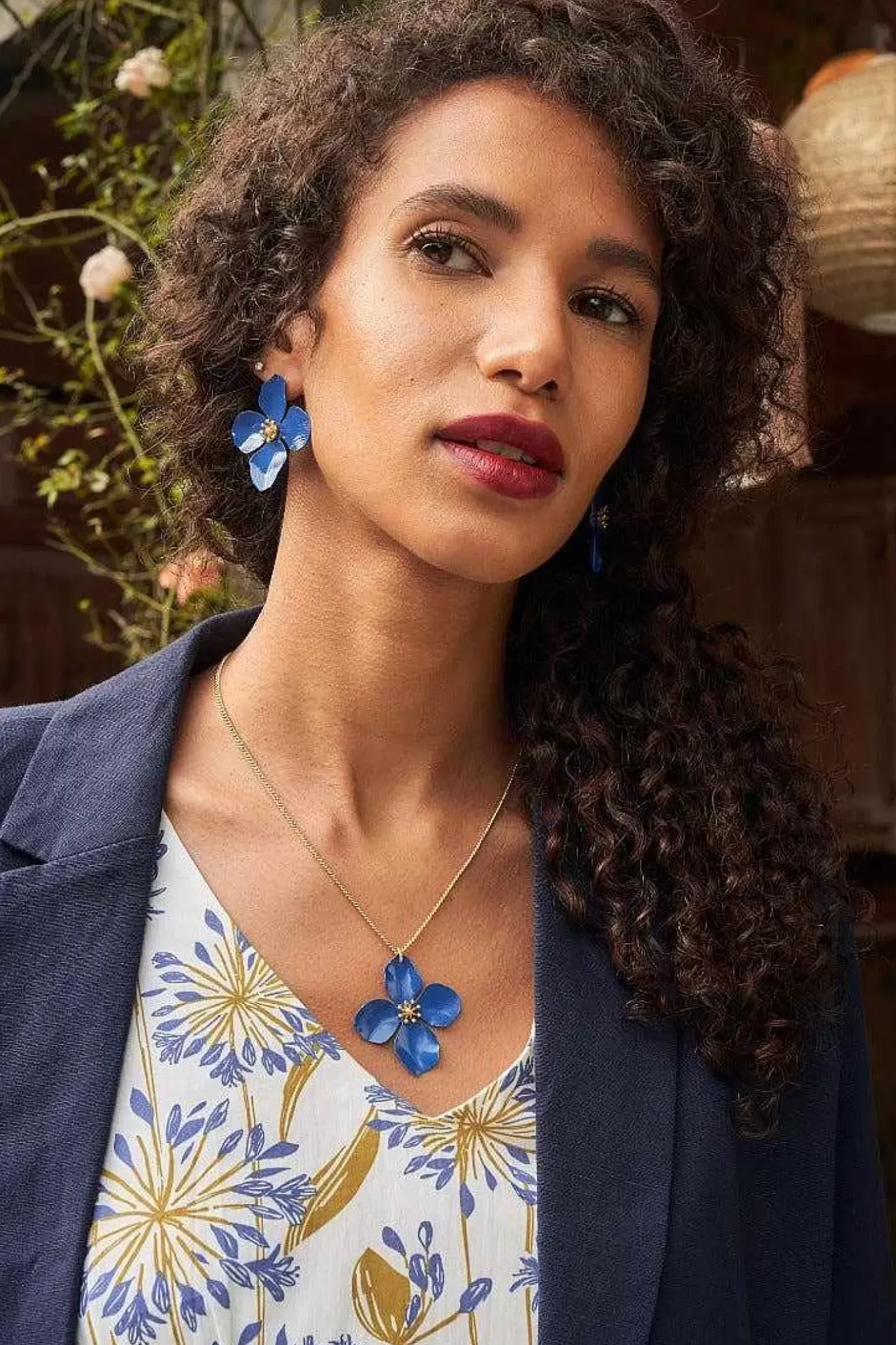 Seasalt Cornwall Pollinator Flower Pendant<Women Jewellery