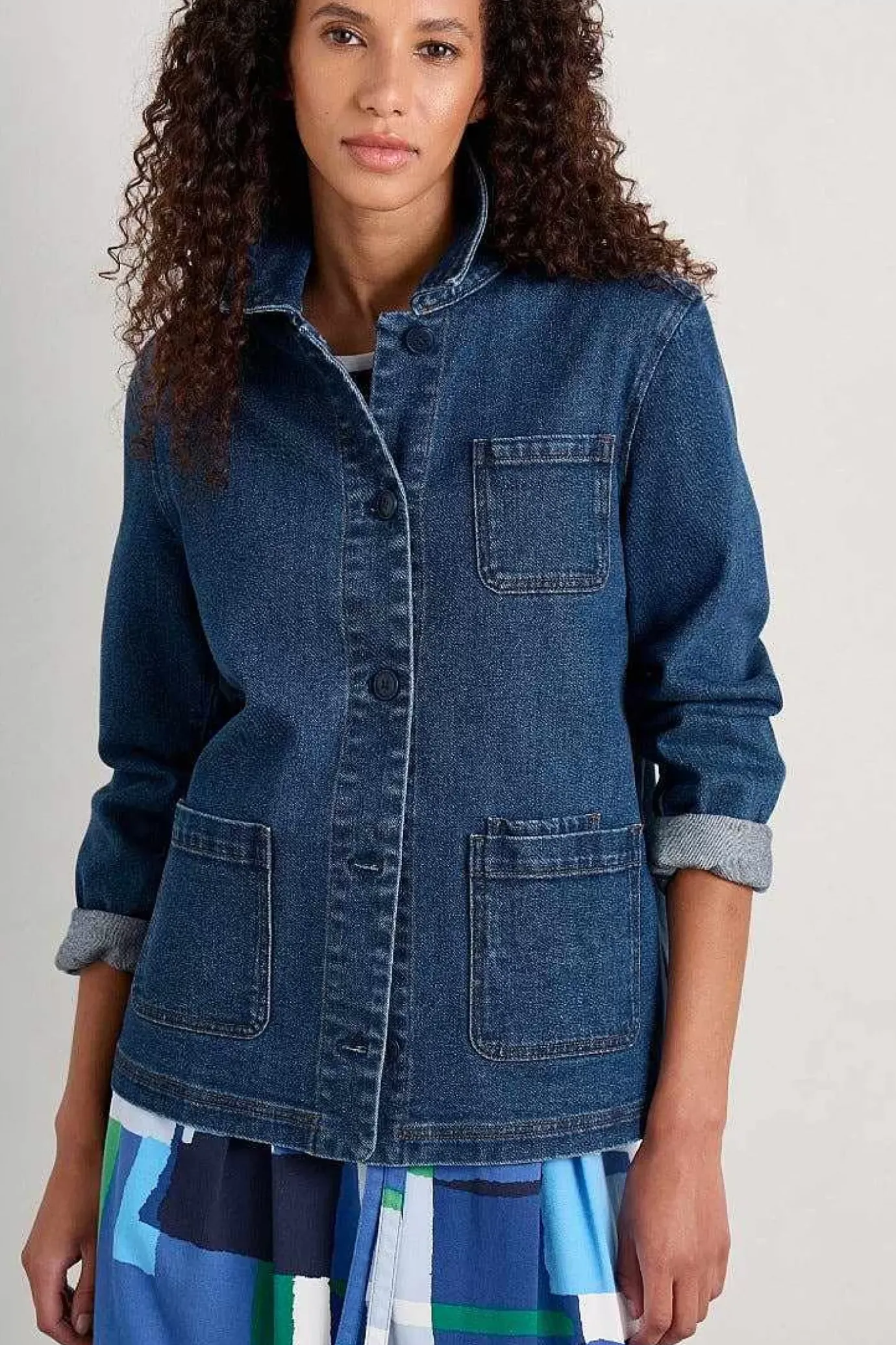 Seasalt Cornwall Reading Rocks Jacket<Women Coats & Jackets