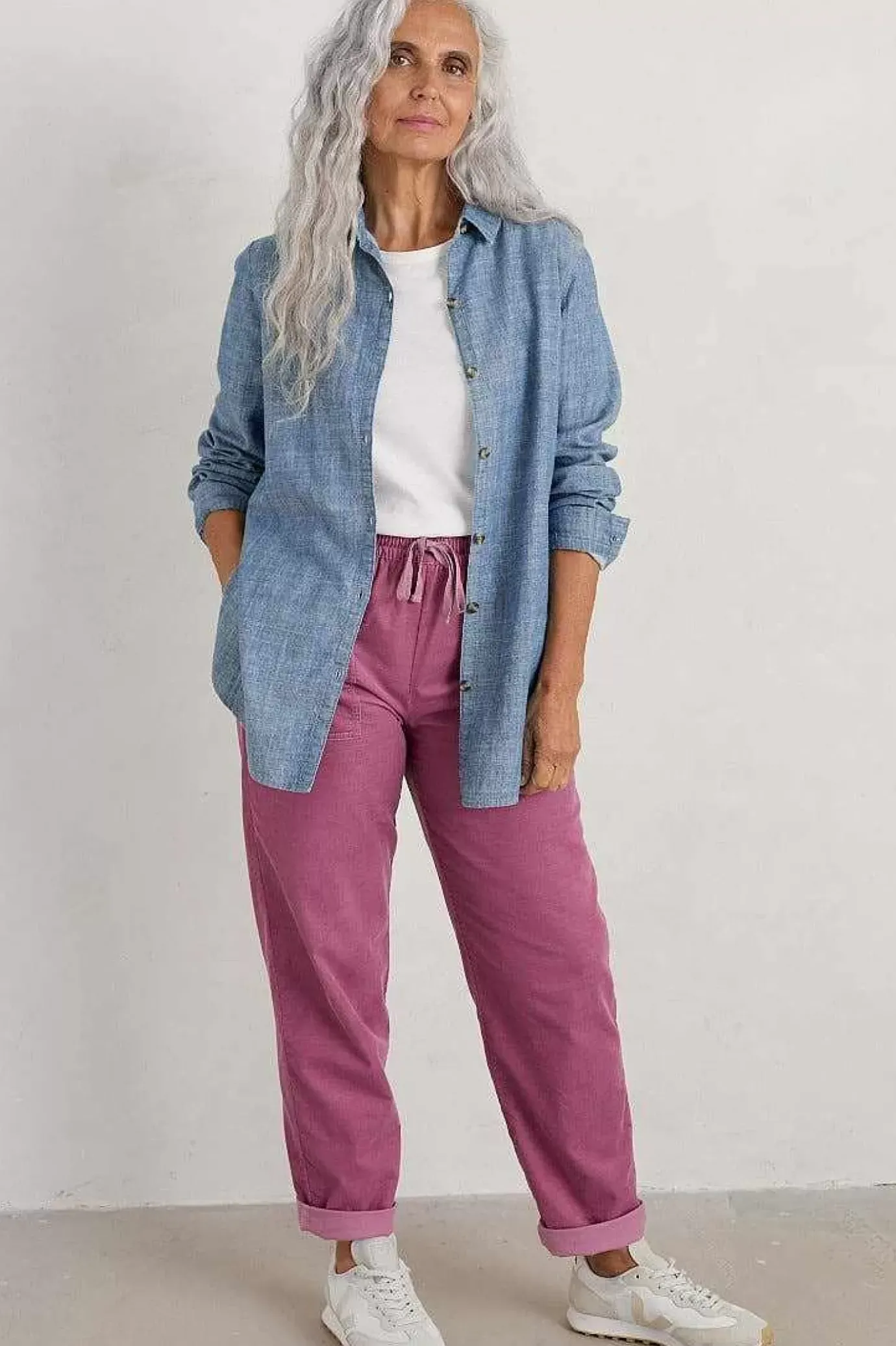 Seasalt Cornwall Sailmaker Chambray Shirt<Women Tops