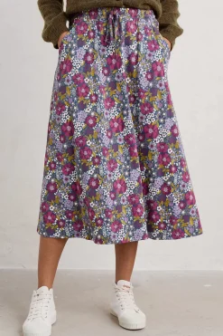 Seasalt Cornwall Script Editor Midi Skirt<Women Skirts