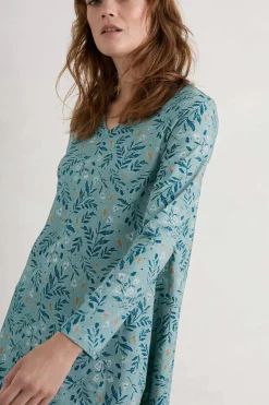 Seasalt Cornwall Sea Cruise V-Neck Tunic (Gots)<Women Tunics