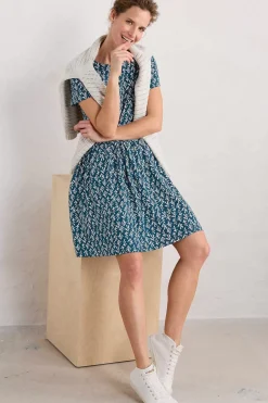 Seasalt Cornwall Sea Mirror Jersey Dress With Short Sleeves<Women Dresses