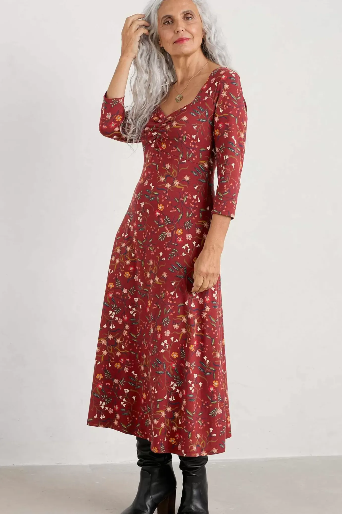Seasalt Cornwall St Martin Jersey Midi Dress<Women Dresses