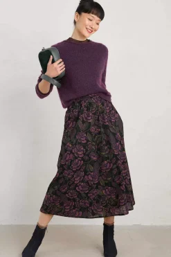 Seasalt Cornwall Tawny Owl Midi Skirt<Women Skirts