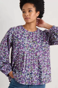 Seasalt Cornwall Thornapple Organic Cotton Shirt (Gots)<Women Tops