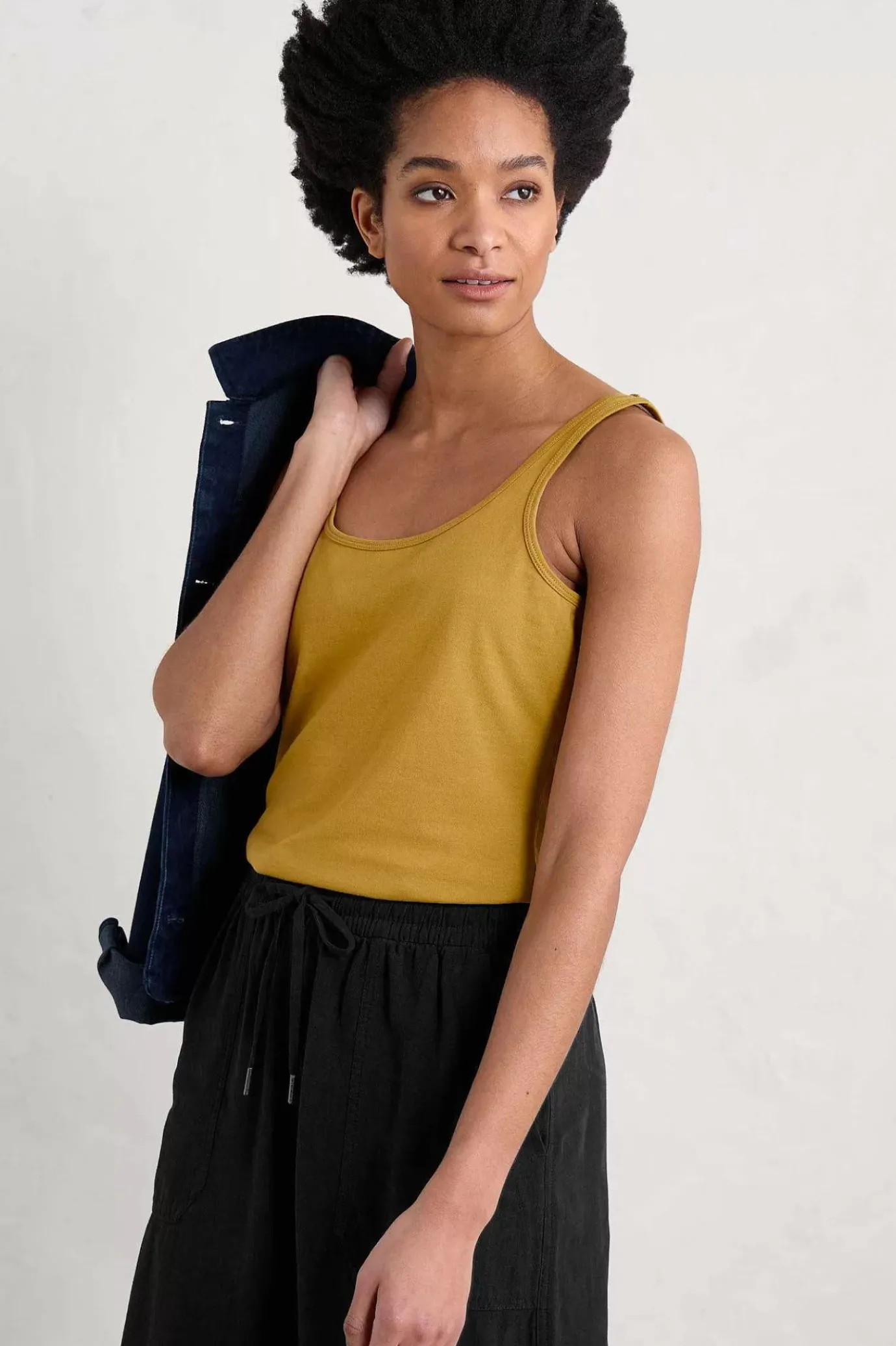 Seasalt Cornwall Tidal Drift Jersey Vest<Women Tops