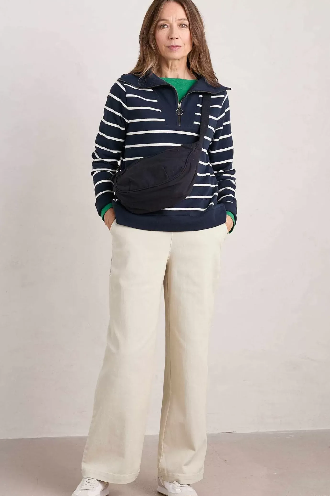 Seasalt Cornwall Tideline Collared Sweatshirt<Women Tops